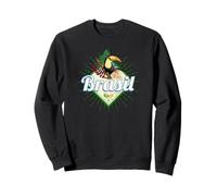 Brasil tucán Retro Samba Carnaval Recuerdo Vintage Sudadera