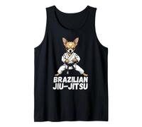 Brasileño Jiu-Jitsu Chihuahua Perro Amante Gi Artes Marciales BJJ Camiseta sin Mangas