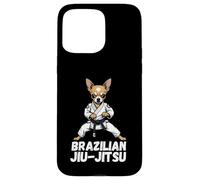 Brasileño Jiu-Jitsu Chihuahua Perro Amante Gi Artes Marciales BJJ Carcasa para iPhone 15 Pro Max