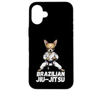 Brasileño Jiu-Jitsu Chihuahua Perro Amante Gi Artes Marciales BJJ Carcasa para iPhone 16 Plus