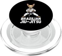 Brasileño Jiu-Jitsu Chihuahua Perro Amante Gi Artes Marciales BJJ PopSockets PopGrip para MagSafe