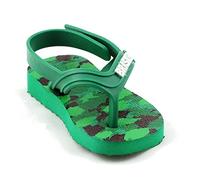 BRASILERAS Chanclas de Playa-Baby Camu -Hecho en Brazil. Suela Antideslizante del 19 al 26. Bebe para Interior/Exterior.Zapatos de Piscina Verano