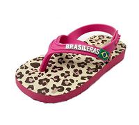 BRASILERAS Chanclas de Playa-Baby Leo -Hecho en Brazil. Suela Antideslizante del 19 al 26. Bebe para Interior/Exterior.Zapatos de Piscina Verano