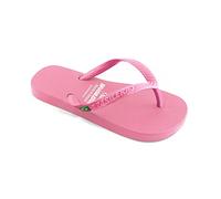 BRASILERAS - Chanclas de Playa y Piscina - Clasica Brasil - Flip Flop de Suela Antideslizante - para niño y niña - Tallas 27 al 34 EU - Hechas en Brasil