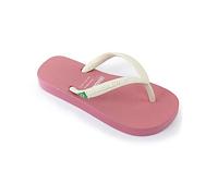 BRASILERAS - Chanclas de Playa y Piscina - Clasica Combi - Flip Flop de Suela Antideslizante - para niños - Tallas 25 al 34 EU - Hechas en Brasil