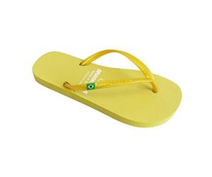 BRASILERAS - Chanclas de Playa y Piscina - Classic Pearl- Flip Flop de Suela Antideslizante - para Mujer - Tallas 34 al 41 EU - Hechas en Brasil