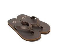 BRASILERAS - Chanclas de Playa y Piscina - Leder - Flip Flop de Suela Antideslizante - para Hombre - Tallas 41 al 46 EU