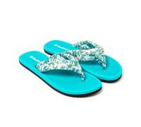 BRASILERAS Chanclas Hibiscus Nudo para Mujer | Playa y piscina, suela flexible, diseño ligero, vacaciones, ducha, verano, camping, paseo y uso diario