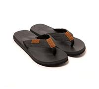 BRASILERAS Chanclas Serenity para Hombre, Negro, 43 EU