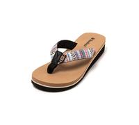 BRASILERAS - Chanclas de Playa y Piscina - Maya - Flip Flop de Suela Antideslizante - para Mujer - Tallas 36 al 41 EU