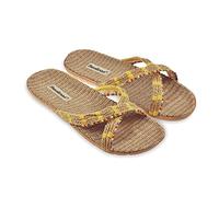 BRASILERAS Sandalias Planas Amelia para Mujer | Sandalia plana, diseño ligero, suela flexible, looks casuales, vacaciones, paseo, playa y uso diario