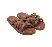 BRASILERAS Sandalias Planas Mersin para Mujer | Sandalia plana, diseño ligero, suela flexible, looks casuales, vacaciones, paseo, playa y uso diario