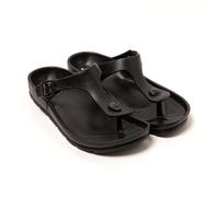 BRASILERAS Sandalias Planas Soleil para Mujer, Negro, 40 EU