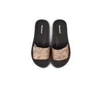 Brasileras Zapatos abiertos 'Platino' marrón / oro 38 marrón / oro