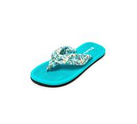 Brasileras Zapatos para playa y agua 'Hibiscus Nudo' turquesa / antracita / menta / naranja 39 turquesa / antracita / menta / naranja