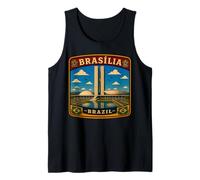 Brasilia Brasil Viaje Familiar a Brasilia Vacaciones Camiseta sin Mangas