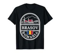 Brasov Rumania - Emblema de Viaje Camiseta