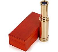 Brass Astronomical Telescope, 20X40 Brass Mirror Monocular Portable, Art Placement Star Telescope YangRy