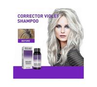 Brass-away Corrector Violet Shampoo, Anti-yellow Tint Purple Shampoo for Blonde, Purple Toning Shampoo, Eliminates Brassy
