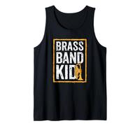 "Brass Band Kid" banda juvenil para niños Jugador de Corneta Camiseta sin Mangas