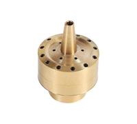 Brass Column Garden Pond Fountain Water Nozzle & Sprinkler Spray Head - Gold 3/4 Outdoor Decor for Pond & Water Features