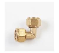 Brass Compression Elbow Pex 1216/1418/1620/2025/2632 Pipe Fitting Aluminum Pipe Fittings for Floor Heating(2025 Equal) Plumbing Fittings