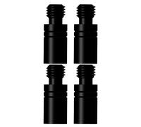 Brass Dart Adjuster, Brass Dart Weights, 4-Piece Black 2BA Precision Weighting Tool for Exercise Practice Competitions Adults Amateurs Club Training Professional Grade Set