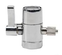 Brass Diverter Valve G1/4 Leak-Proof For Water Filter | Solid Brass, , Fits M22/M24 para taps, Diverts To Countertop Filters, No Leaks