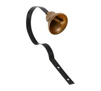 Brass Dog Door, Loud Pet Training Chime or Puppies, Vintage Go Outside Pets Chime, Easy to Use for Medium Large Breeds, Ideal for Indoor and Outdoor Housetraining Helps Dogs & Cats Signal Needs