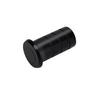 Brass Dust Proof Recessed Strike For Door Slide Bolt Lock ，Floor Hole Dust-Proof Cover, Door Bolt Accessories, Spring All Copper Dust-Proof Cover Hardware Cylinder Bolt (Black,With circle)