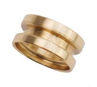Brass Fishing Line Roller For Fishing Reel Part&Repair Smooth Accessory | 7x5mm compact size, smooth brass finish, reduces line friction, ideal for reel repair, single unit pack