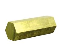 Brass Hexagon Bar, Rods Sticks, H59 Brass Hexagon Bar Solid Rods Sticks Hexagonal Model Hex Cu Industry Making Metal Material Mould DIY Length200mm(24mm)
