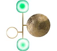 Brass Led Wall Sconces Designer Modern Luxury Wall Art Light Fixtures, Indoor Copper Wall Lamp, Elegant Wall Lighting Mount for Living Room Bedroom Hallway Doorway Stairway Bedside/D