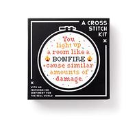 Brass Monkey You Light Up A Room Cross Stitch Kit