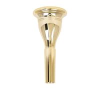 Brass Music Mouthpiece, Euphonium Brass Mouthpiece, Tenor Barítono | Mouthpiece, Brass Gold Plated Mouthpiece Replacement Part for Brass Wind Musical Instrument, 9,9 x 4,7 cm/3,9 x 1,85 pulgadas