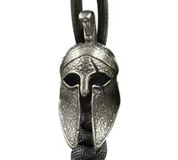 Brass Paracord Bead Classic Helmet Design - Hand-Cast Decorative Paracord Charm for Crafts, Survival Pulseras, Zipper Pulls, Backpacks, Keychains, and Gear Accessories, Se référer au descriptif, Metal