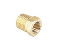 Brass Pipe Fitting Coupler 1/4" NPT Male x 1/8" NPT Female Reducing Bushing Brass Pipe Fitting Connector 229 PSI YZWRWRMKTB