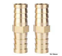 Brass Reducing Bushing Fitting | High Pressure Performance Pipe Connector | Female Thread Adapter for Plumbing/Gas Lines/Industrial Use | 14-14mm 14-16mm 14-19mm 14 - (14-14mm)