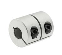 Brass Rigid Motor Shaft Adapter, Abrazadera de acoplador de eje rígido D20L25 Acoplamiento de motor de varios tamaños for piezas de impresora 3D
