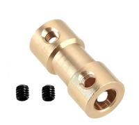 Brass Rigid Motor Shaft Adapter, Acoplamiento de eje de motor flexible de latón for barco RC, varios tamaños