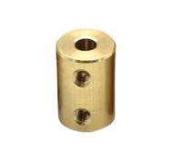 Brass Rigid Motor Shaft Adapter, Adaptador de manguito de acoplador rígido de latón for eje de coche y barco a control remoto, varios tamaños