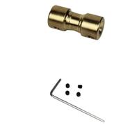 Brass Rigid Motor Shaft Adapter, Juntas de acoplamiento de eje de Motor de latón, 2 uds., D9 L20 for barco a control remoto, coche, avión, varios tamaños