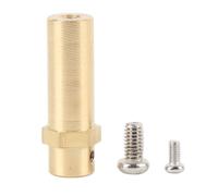 Brass Shaft Coupling 5mm | Motor Connector for Robot Wheel &