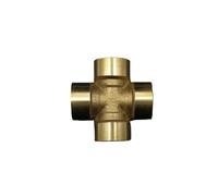 Brass Splitter Cross 4 Way Pipe Fitting DN10 3/8" Female Connector Coupling