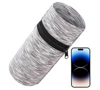 Brassard de course pour téléphone - Étui de sport avec poche zippée | Brassard running ajustable, support smartphone antidérapant, housse téléphone jogging, accessoire fitness, brassard gym