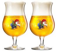 Brasserie D 'achouffe Duvel Moortgat belga Cerveza tulipanes cerveza cristal .25 cl - juego de dos