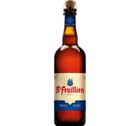 Brasserie Saint Feuillien - Cerveza Triple Saint Feuillien 75cl x 3 Botellas, Estilo Abadía Belga, 8,5% Alcohol