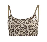Brassière leopardo mujer adidas Optimé Essentials 3 Stripes XS Female