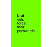 Brat Girls Forget Their Passwords - The ultimate password keeper for forgetful girls!: 110 pages to store logins, passwords, and WiFi access-stay organized and never lose access again!