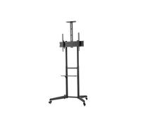 BRATECK LUMI T1040T Rollständer - Tragfähigkeit 50 kg - VESA 600 × 400 mm - Manuell höhenverstellbar
